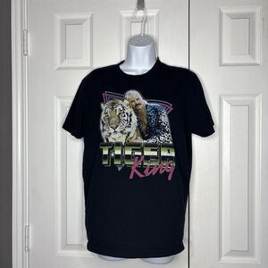 Next Level Tiger King Graphic Tee Medium Black Joe Exotic Shirt